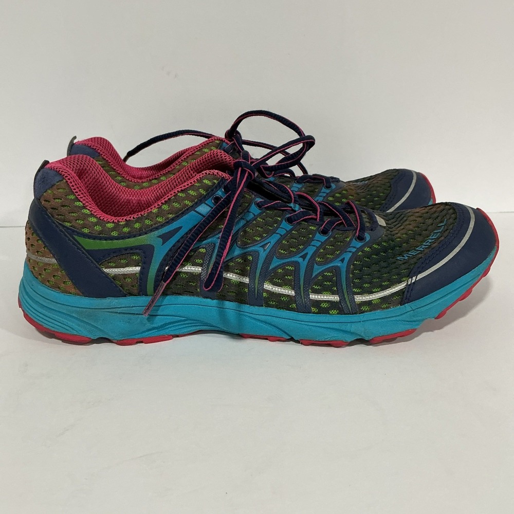 Merrell Mix Masters Run Glide Running Shoes Women's Blue Depths /Pink Size 9.5